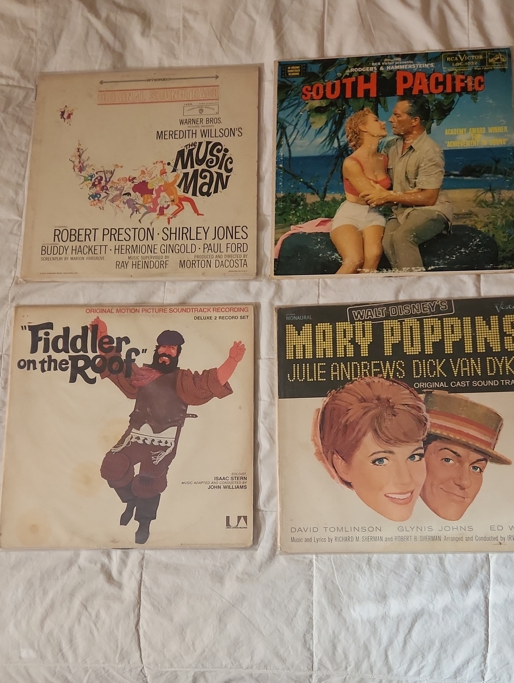Legendary Musical Soundtracks 4 Vintage Vinyl Records Set